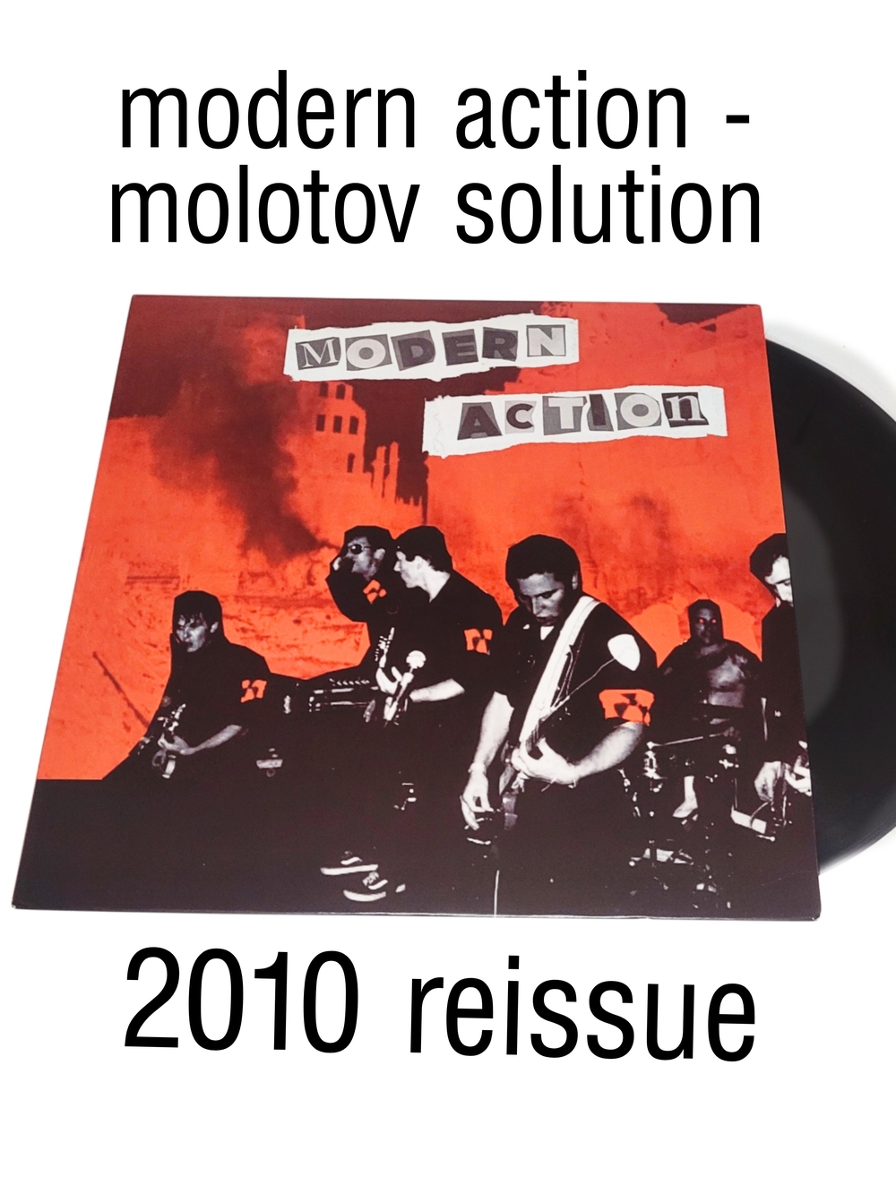 Modern Action - Molotov Solution Vinyl Record 2010 Reissue Punk Rock